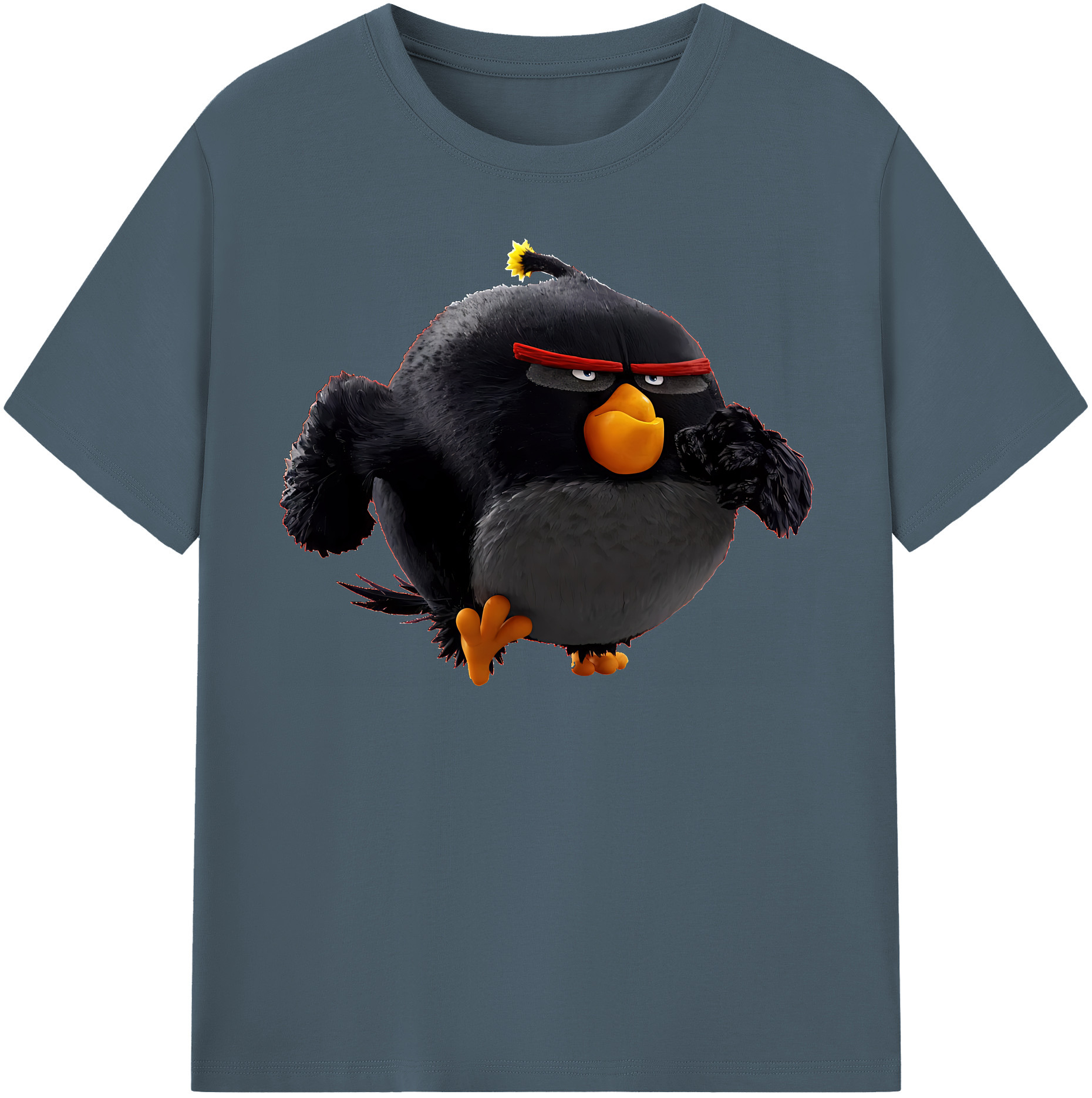 （画像用） Angry Birds アングリーバード 綿100％半袖Tシャツ（フロントプリント）